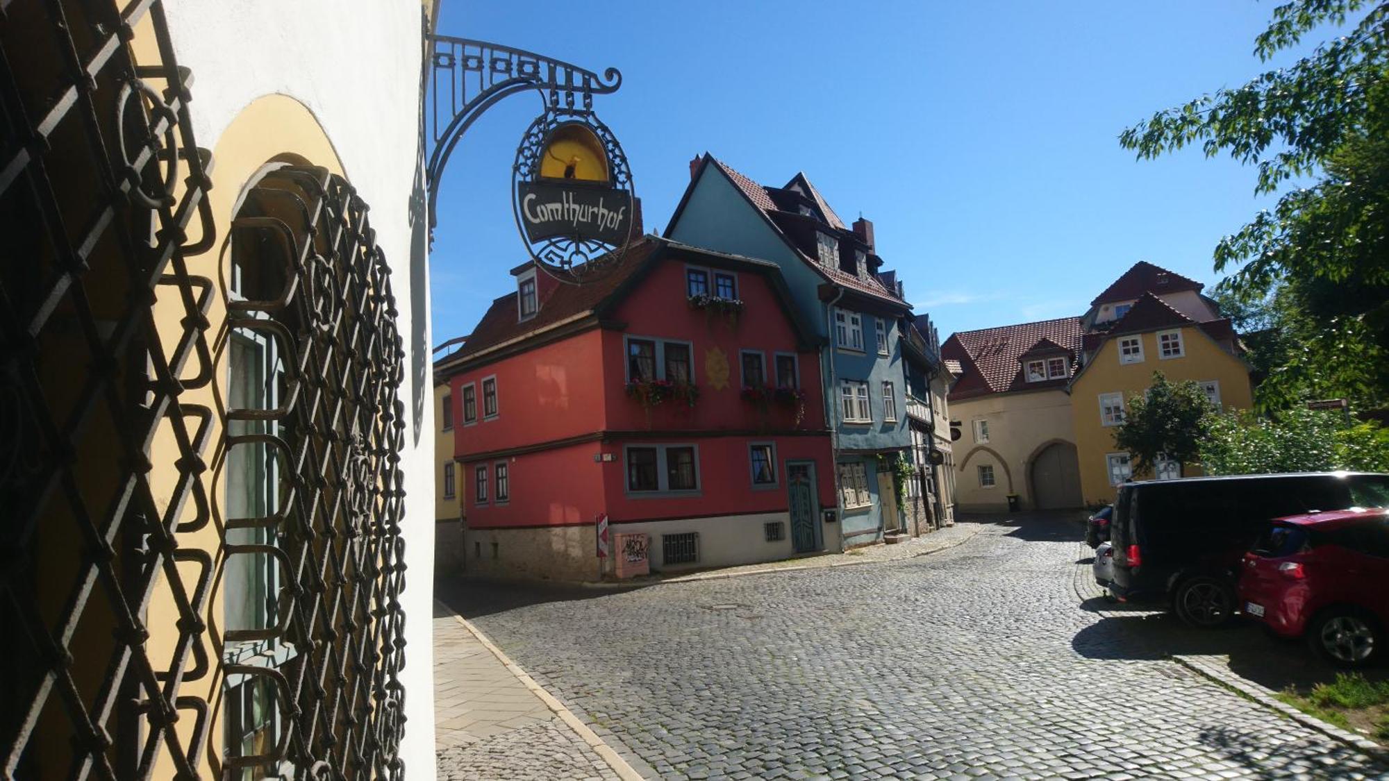 Apartamento Haus Zum Kleinen Helm Érfurt Exterior foto